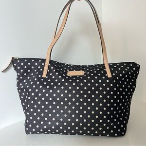 Kate Spade Kennedy Park Nylon Sophie Tote with Polka Dots and Storybook Lining